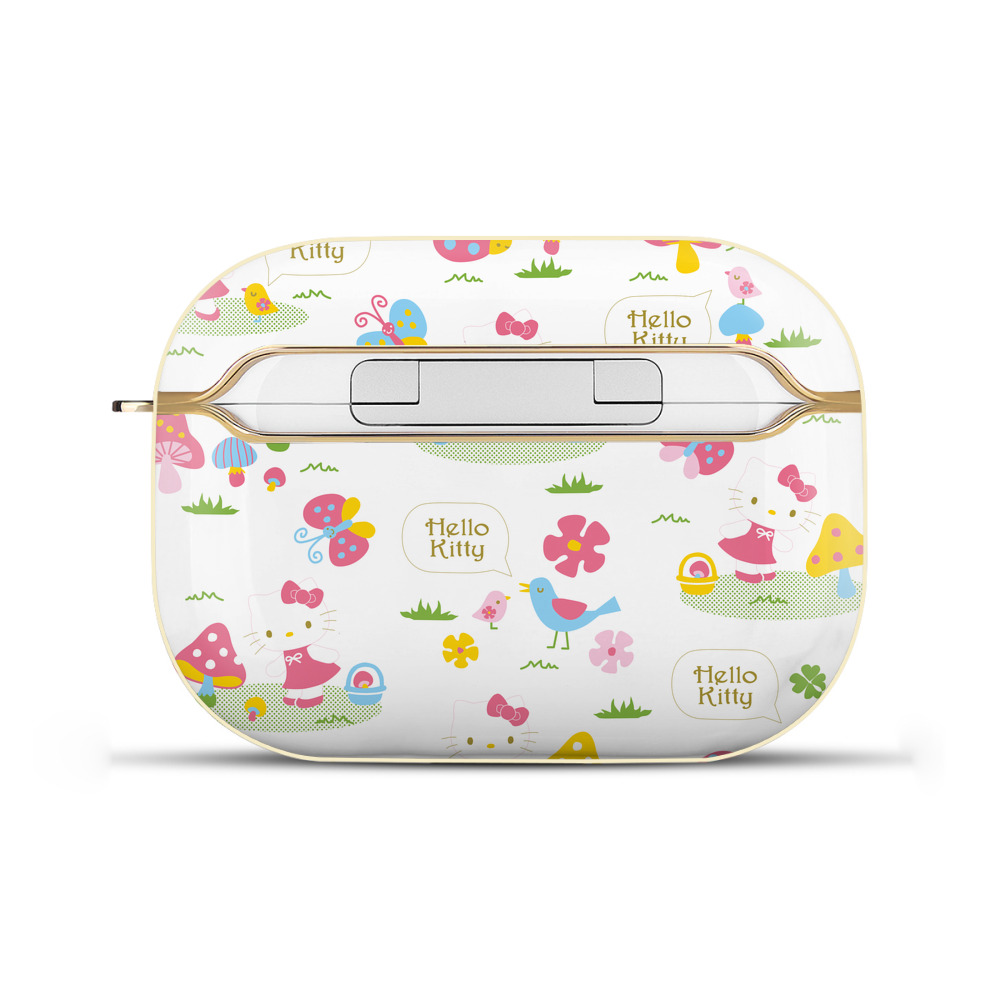 （画像用） Hello Kitty ハローキティ 【AirPods Pro用】ハードシェル保護ケース｜耐衝撃・防指紋・カラビナ付き商品仕様