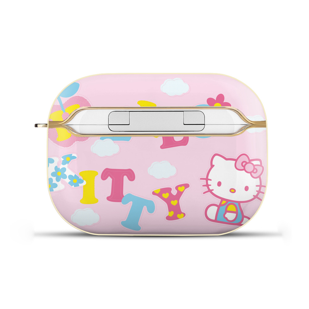 （画像用） Hello Kitty ハローキティ 【AirPods Pro用】ハードシェル保護ケース｜耐衝撃・防指紋・カラビナ付き商品仕様