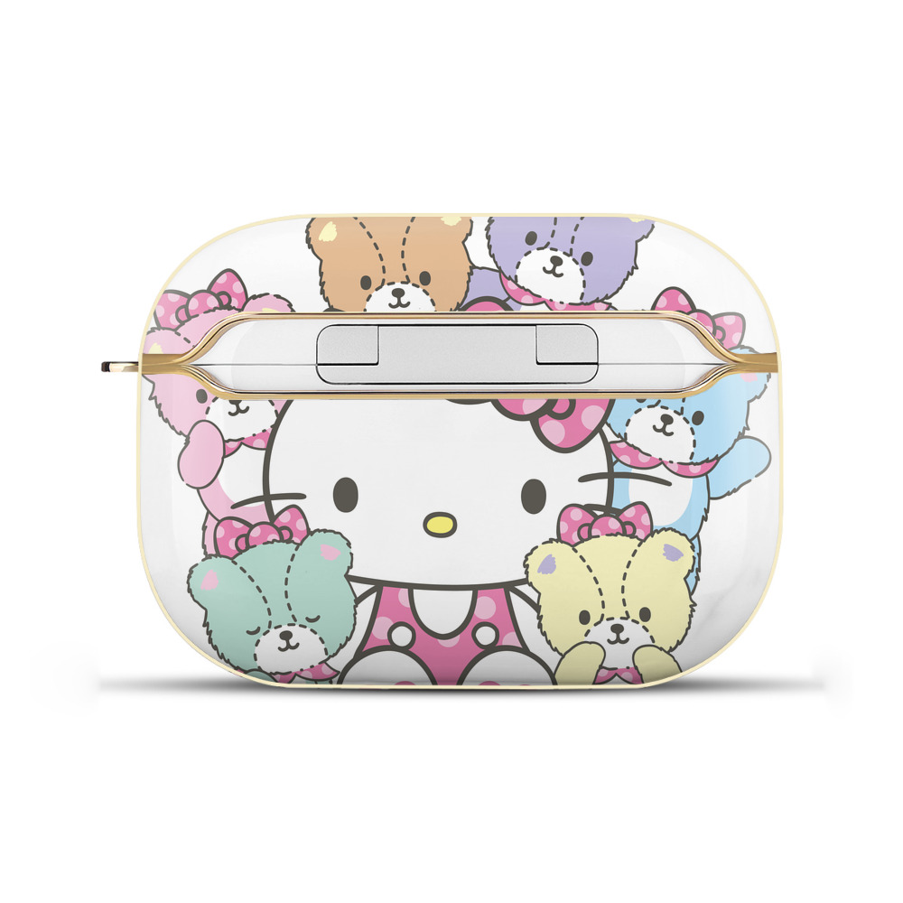 （画像用） Hello Kitty ハローキティ 【AirPods Pro用】ハードシェル保護ケース｜耐衝撃・防指紋・カラビナ付き商品仕様