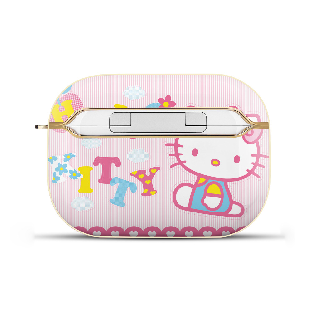 （画像用） Hello Kitty ハローキティ 【AirPods Pro用】ハードシェル保護ケース｜耐衝撃・防指紋・カラビナ付き商品仕様
