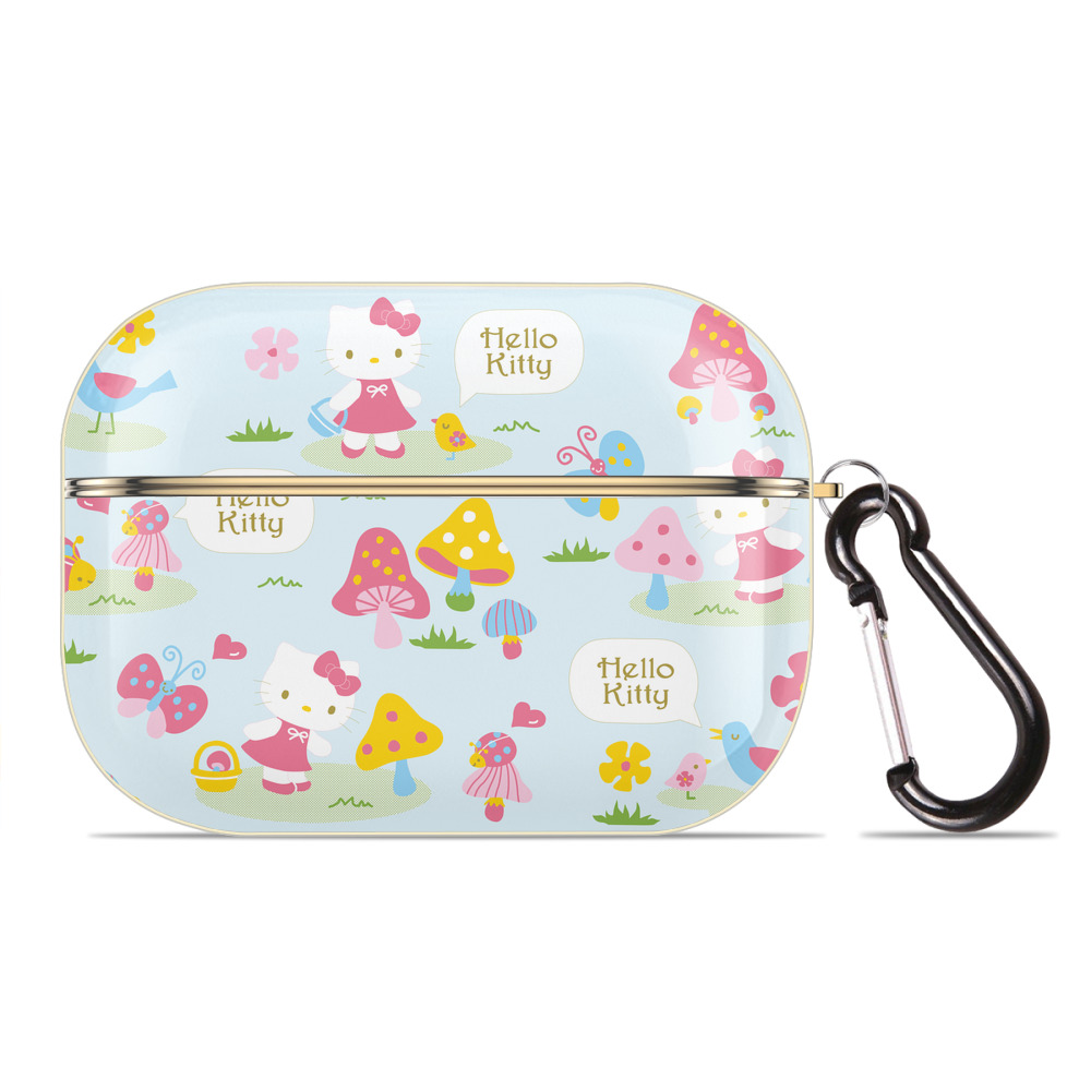 （画像用） Hello Kitty ハローキティ 【AirPods Pro用】ハードシェル保護ケース｜耐衝撃・防指紋・カラビナ付き商品仕様