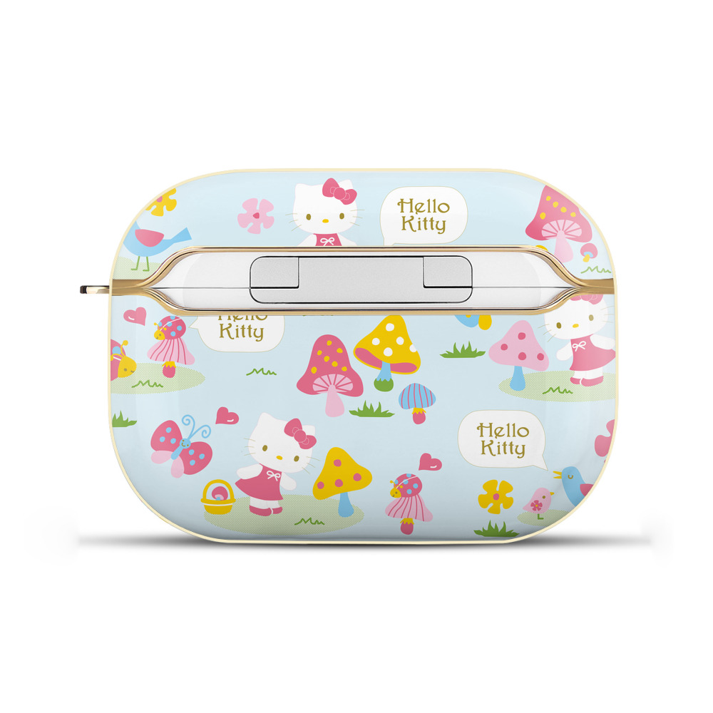 （画像用） Hello Kitty ハローキティ 【AirPods Pro用】ハードシェル保護ケース｜耐衝撃・防指紋・カラビナ付き商品仕様