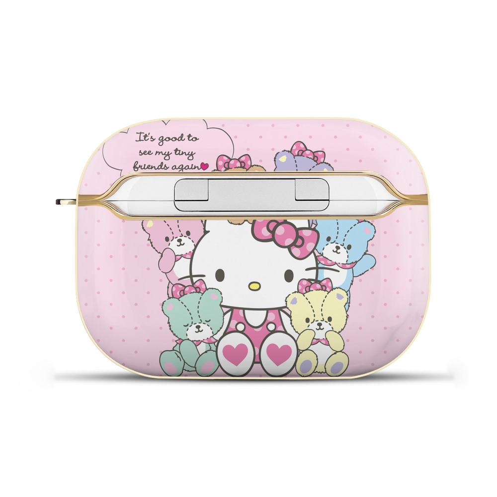 （画像用） Hello Kitty ハローキティ 【AirPods Pro用】ハードシェル保護ケース｜耐衝撃・防指紋・カラビナ付き商品仕様