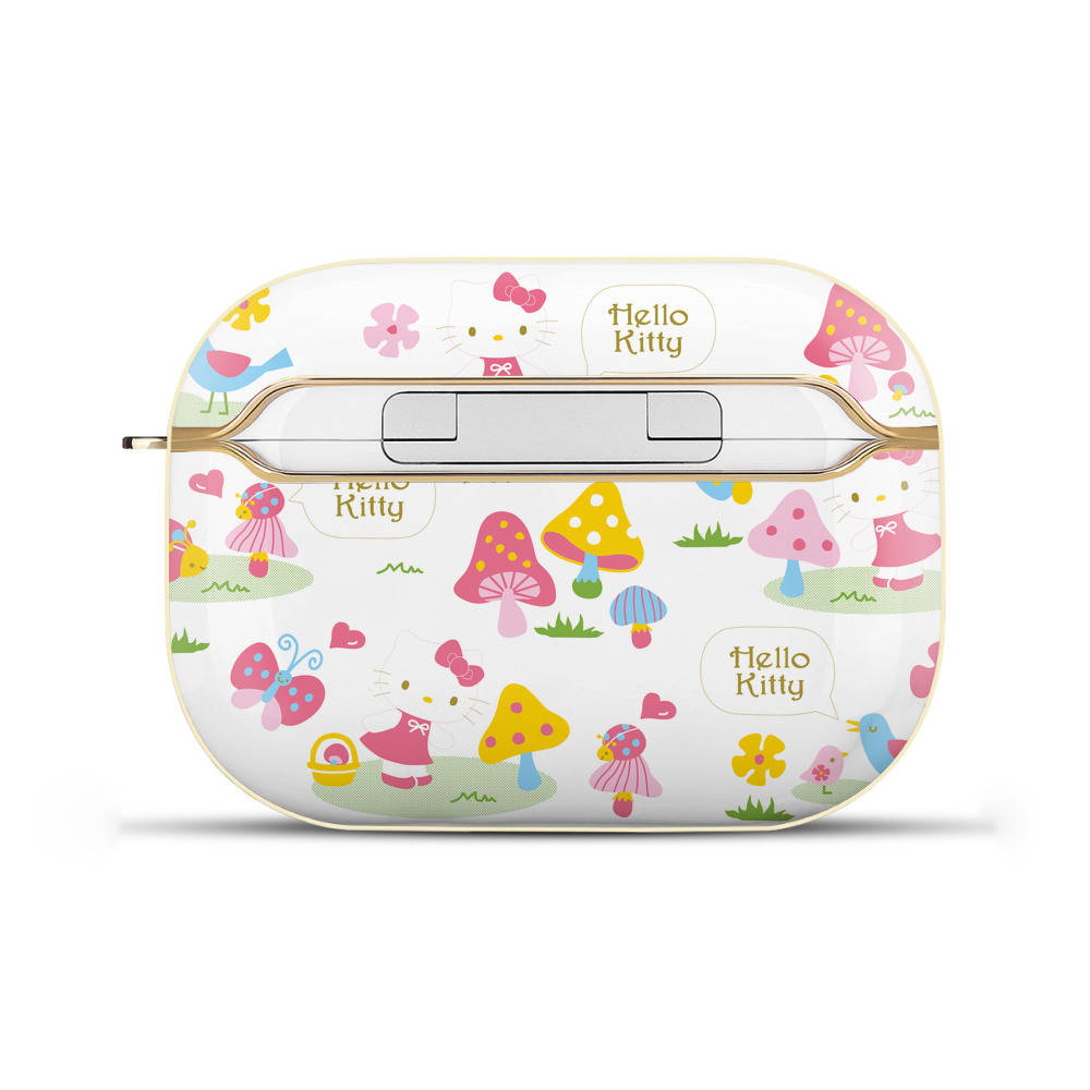 （画像用） Hello Kitty ハローキティ 【AirPods Pro用】ハードシェル保護ケース｜耐衝撃・防指紋・カラビナ付き商品仕様