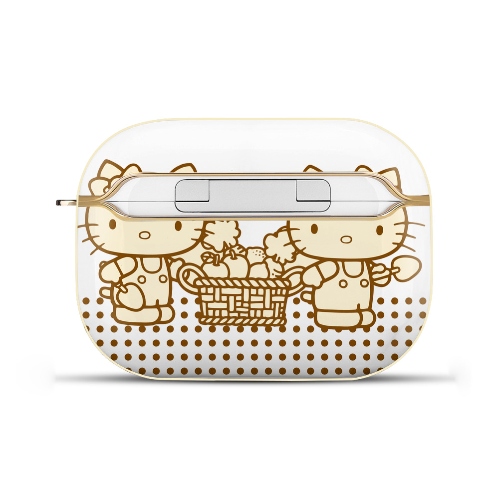 （画像用） Hello Kitty ハローキティ 【AirPods Pro用】ハードシェル保護ケース｜耐衝撃・防指紋・カラビナ付き商品仕様