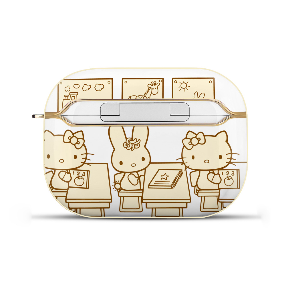 （画像用） Hello Kitty ハローキティ 【AirPods Pro用】ハードシェル保護ケース｜耐衝撃・防指紋・カラビナ付き商品仕様