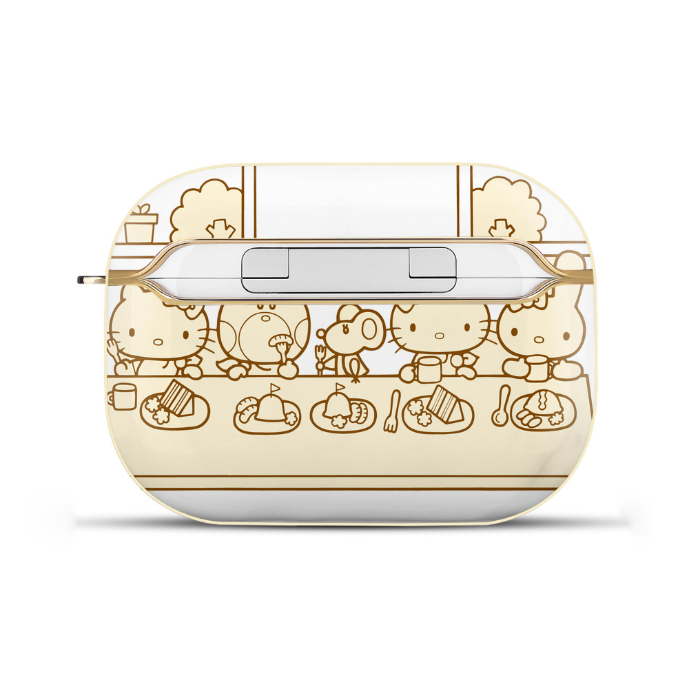 （画像用） Hello Kitty ハローキティ 【AirPods Pro用】ハードシェル保護ケース｜耐衝撃・防指紋・カラビナ付き商品仕様