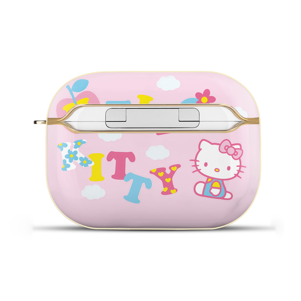 （画像用） Hello Kitty ハローキティ 【AirPods Pro用】ハードシェル保護ケース｜耐衝撃・防指紋・カラビナ付き商品仕様