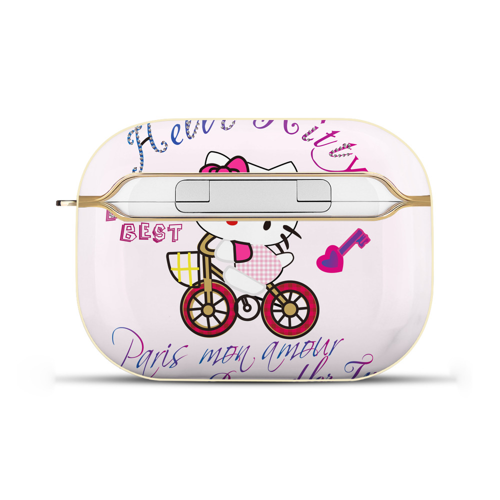 （画像用） Hello Kitty ハローキティ 【AirPods Pro用】ハードシェル保護ケース｜耐衝撃・防指紋・カラビナ付き商品仕様