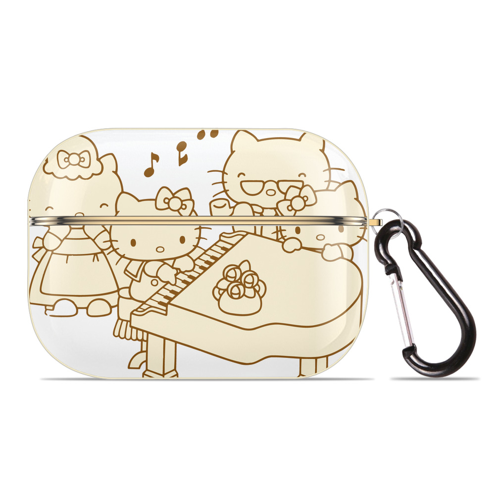 （画像用） Hello Kitty ハローキティ 【AirPods Pro用】ハードシェル保護ケース｜耐衝撃・防指紋・カラビナ付き商品仕様