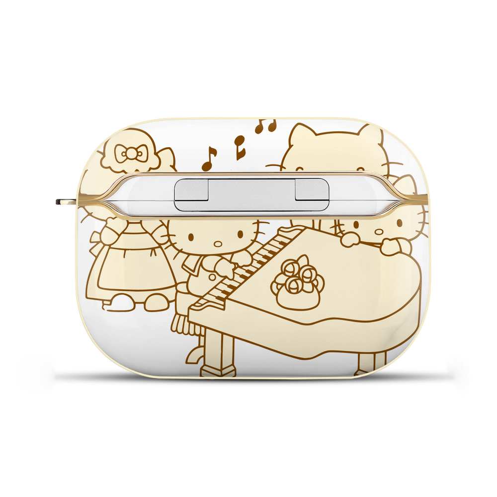 （画像用） Hello Kitty ハローキティ 【AirPods Pro用】ハードシェル保護ケース｜耐衝撃・防指紋・カラビナ付き商品仕様