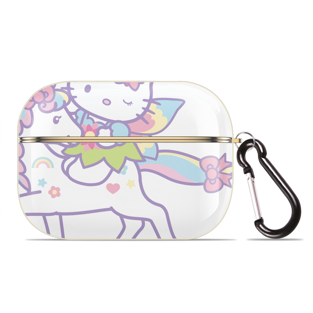 （画像用） Hello Kitty ハローキティ 【AirPods Pro用】ハードシェル保護ケース｜耐衝撃・防指紋・カラビナ付き商品仕様