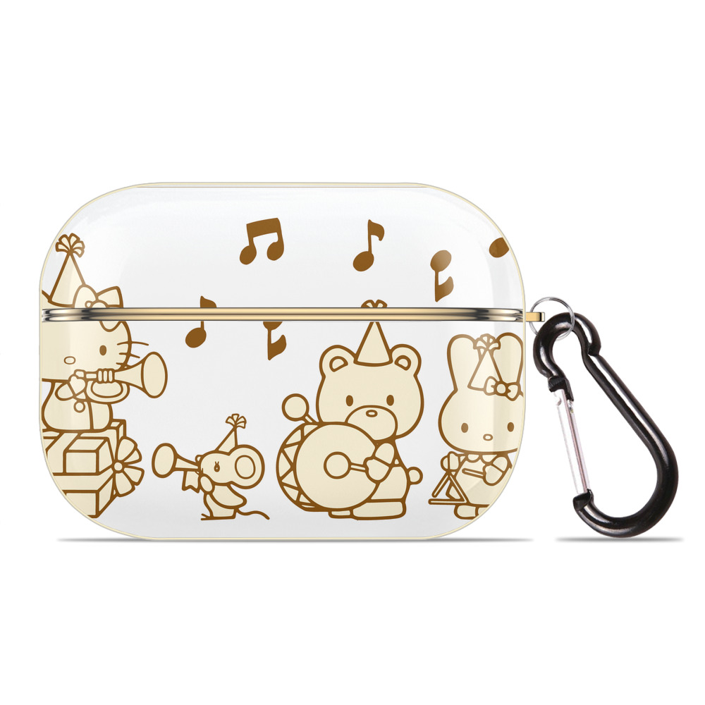 （画像用） Hello Kitty ハローキティ 【AirPods Pro用】ハードシェル保護ケース｜耐衝撃・防指紋・カラビナ付き商品仕様