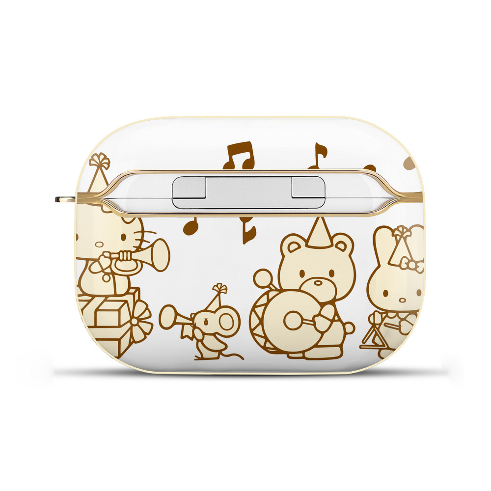 （画像用） Hello Kitty ハローキティ 【AirPods Pro用】ハードシェル保護ケース｜耐衝撃・防指紋・カラビナ付き商品仕様