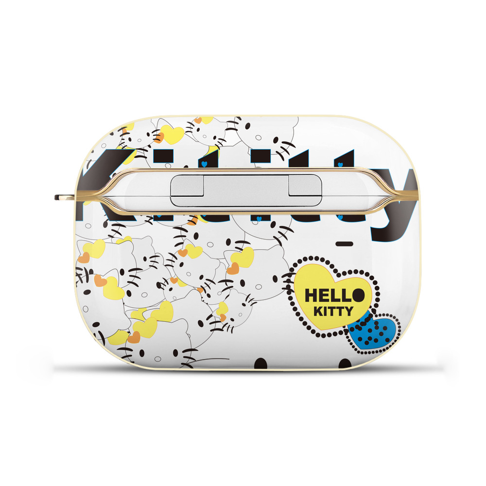 （画像用） Hello Kitty ハローキティ 【AirPods Pro用】ハードシェル保護ケース｜耐衝撃・防指紋・カラビナ付き商品仕様