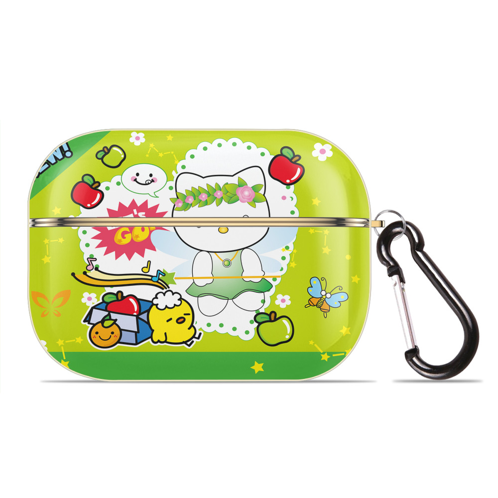 （画像用） Hello Kitty ハローキティ 【AirPods Pro用】ハードシェル保護ケース｜耐衝撃・防指紋・カラビナ付き商品仕様