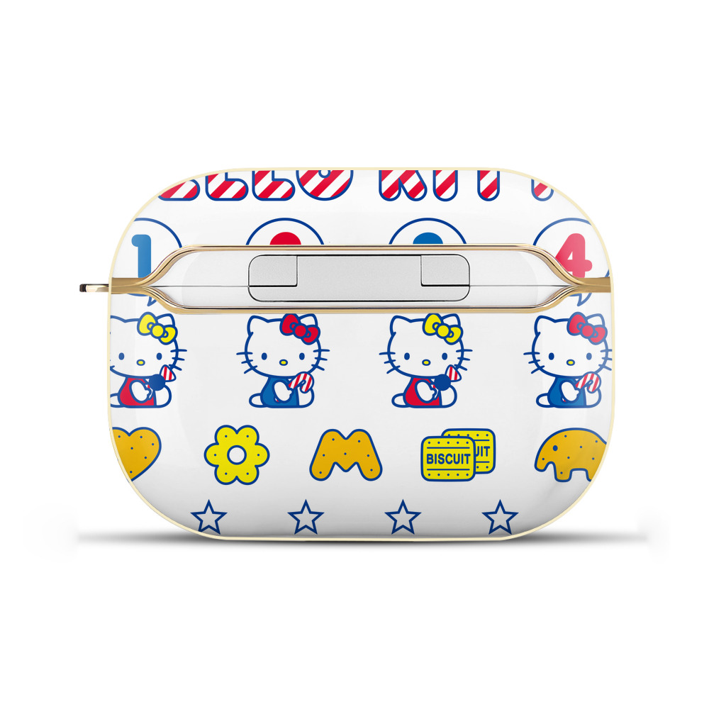 （画像用） Hello Kitty ハローキティ 【AirPods Pro用】ハードシェル保護ケース｜耐衝撃・防指紋・カラビナ付き商品仕様
