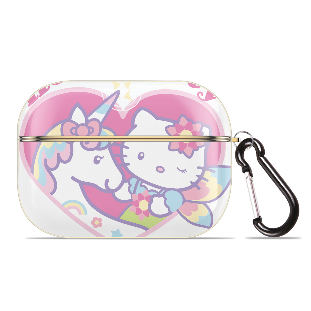 （画像用） Hello Kitty ハローキティ 【AirPods Pro用】ハードシェル保護ケース｜耐衝撃・防指紋・カラビナ付き商品仕様