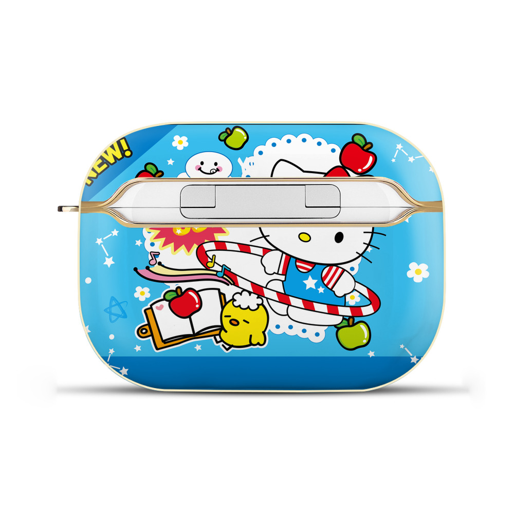 （画像用） Hello Kitty ハローキティ 【AirPods Pro用】ハードシェル保護ケース｜耐衝撃・防指紋・カラビナ付き商品仕様