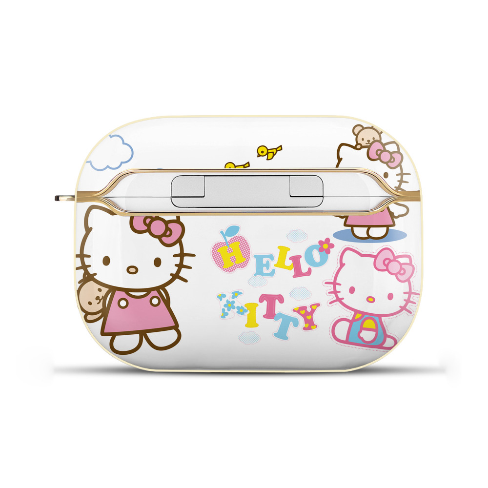 （画像用） Hello Kitty ハローキティ 【AirPods Pro用】ハードシェル保護ケース｜耐衝撃・防指紋・カラビナ付き商品仕様