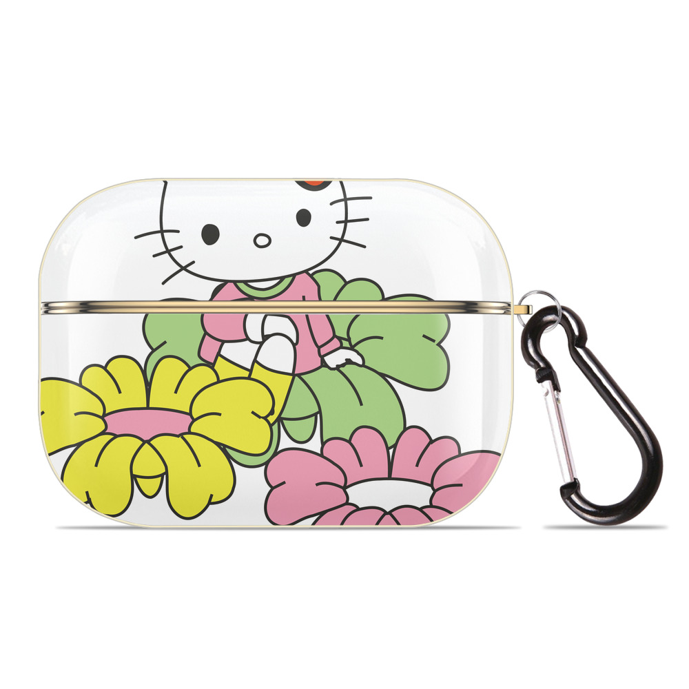（画像用） Hello Kitty ハローキティ 【AirPods Pro用】ハードシェル保護ケース｜耐衝撃・防指紋・カラビナ付き商品仕様