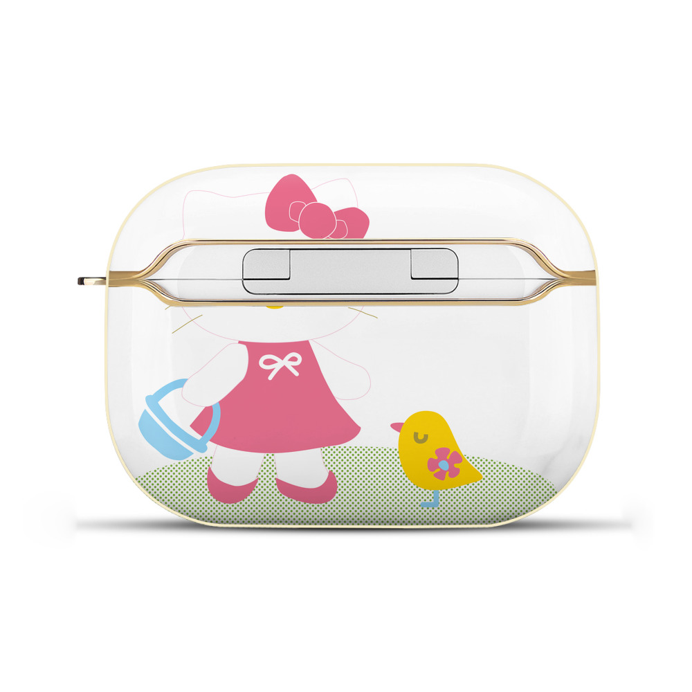 （画像用） Hello Kitty ハローキティ 【AirPods Pro用】ハードシェル保護ケース｜耐衝撃・防指紋・カラビナ付き商品仕様