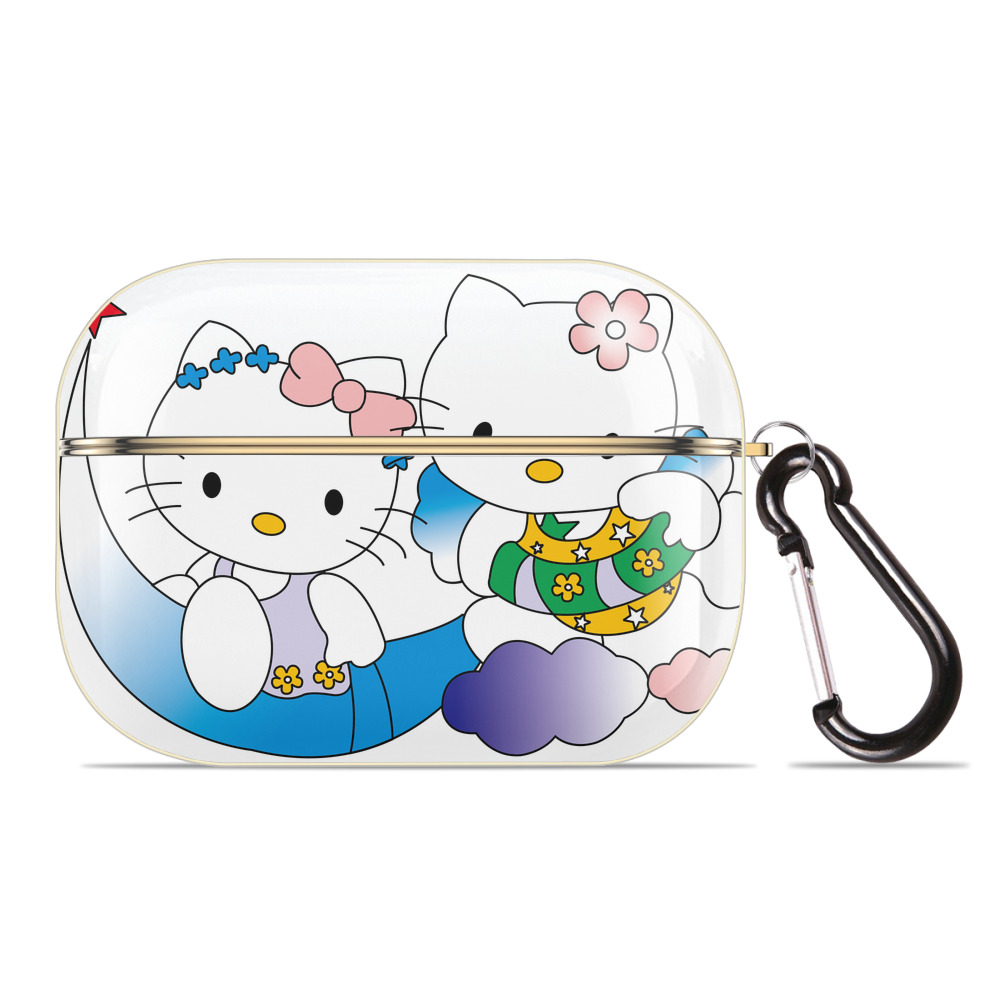 （画像用） Hello Kitty ハローキティ 【AirPods Pro用】ハードシェル保護ケース｜耐衝撃・防指紋・カラビナ付き商品仕様