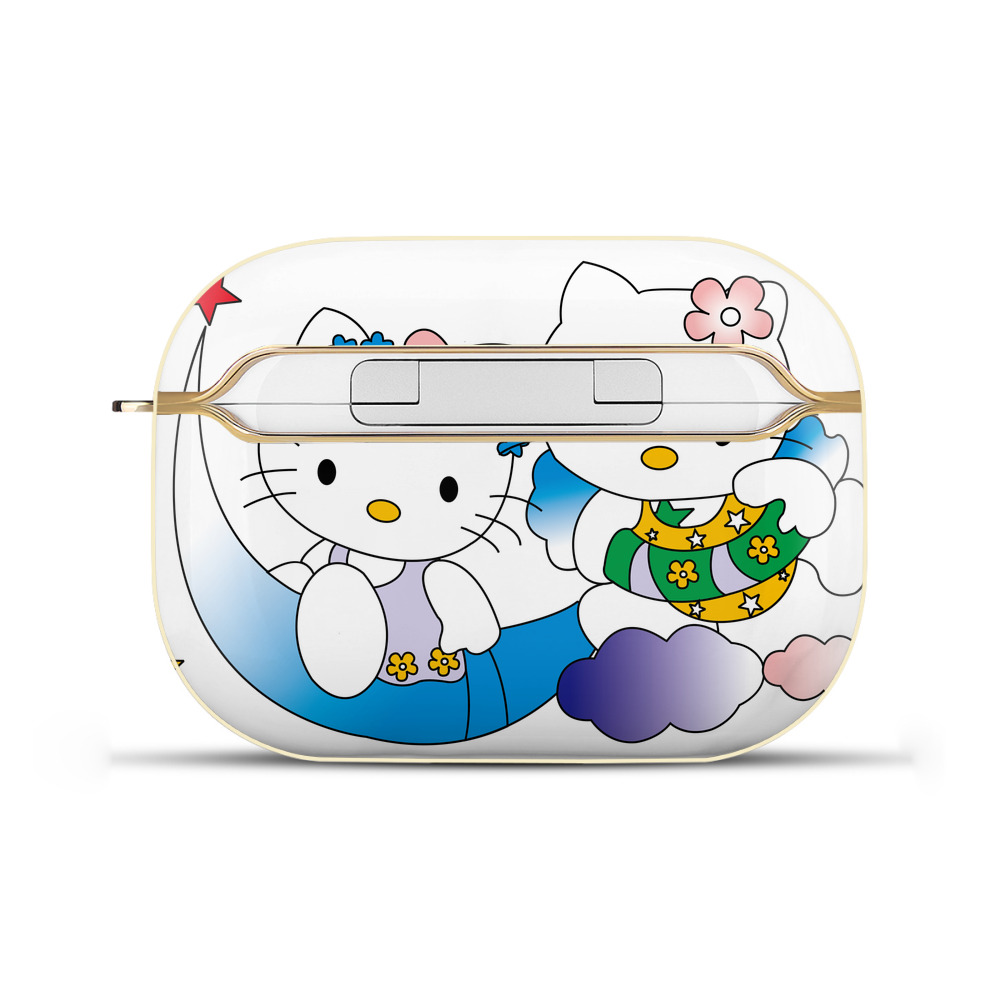（画像用） Hello Kitty ハローキティ 【AirPods Pro用】ハードシェル保護ケース｜耐衝撃・防指紋・カラビナ付き商品仕様