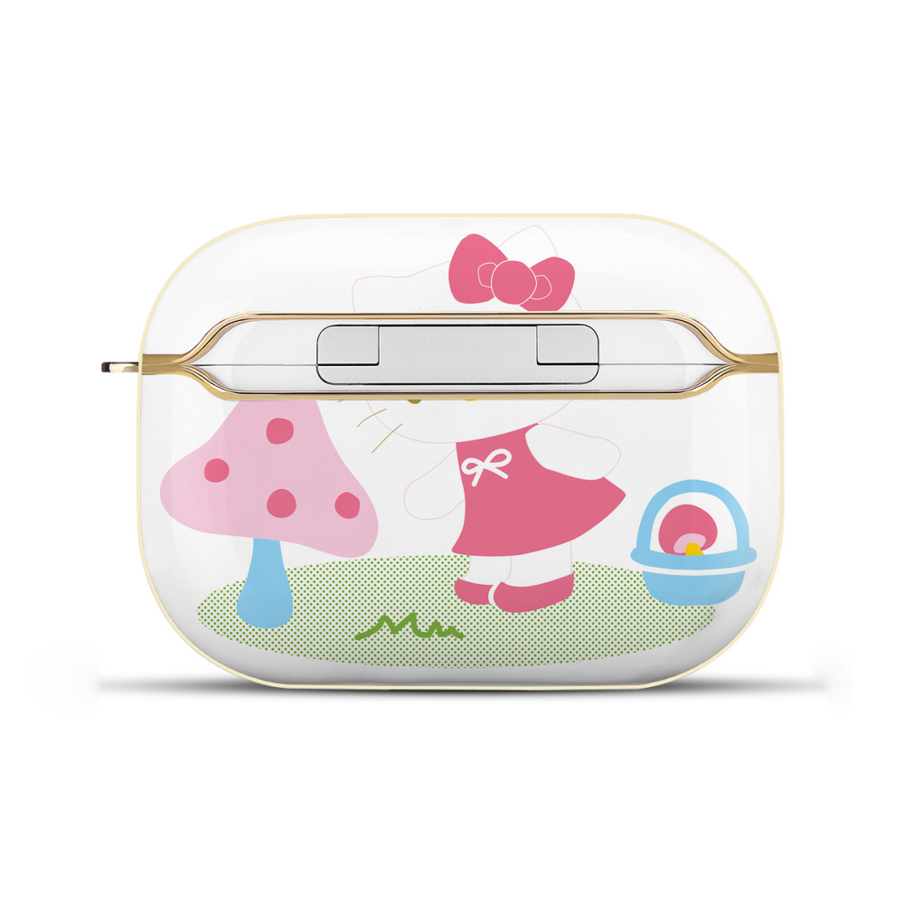 （画像用） Hello Kitty ハローキティ 【AirPods Pro用】ハードシェル保護ケース｜耐衝撃・防指紋・カラビナ付き商品仕様