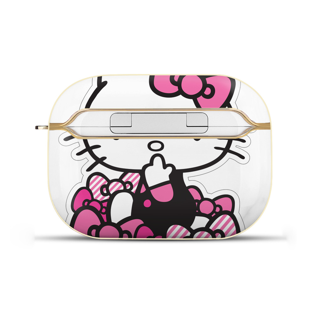 （画像用） Hello Kitty ハローキティ 【AirPods Pro用】ハードシェル保護ケース｜耐衝撃・防指紋・カラビナ付き商品仕様