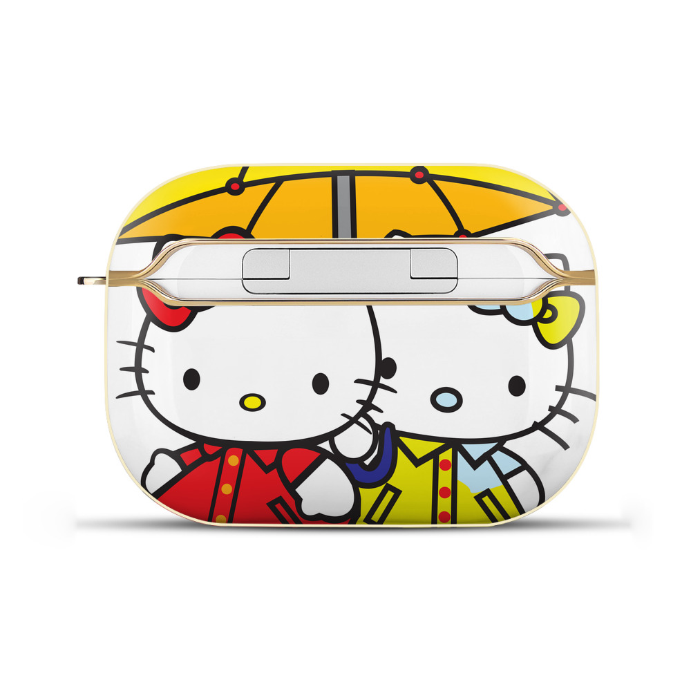 （画像用） Hello Kitty ハローキティ 【AirPods Pro用】ハードシェル保護ケース｜耐衝撃・防指紋・カラビナ付き商品仕様