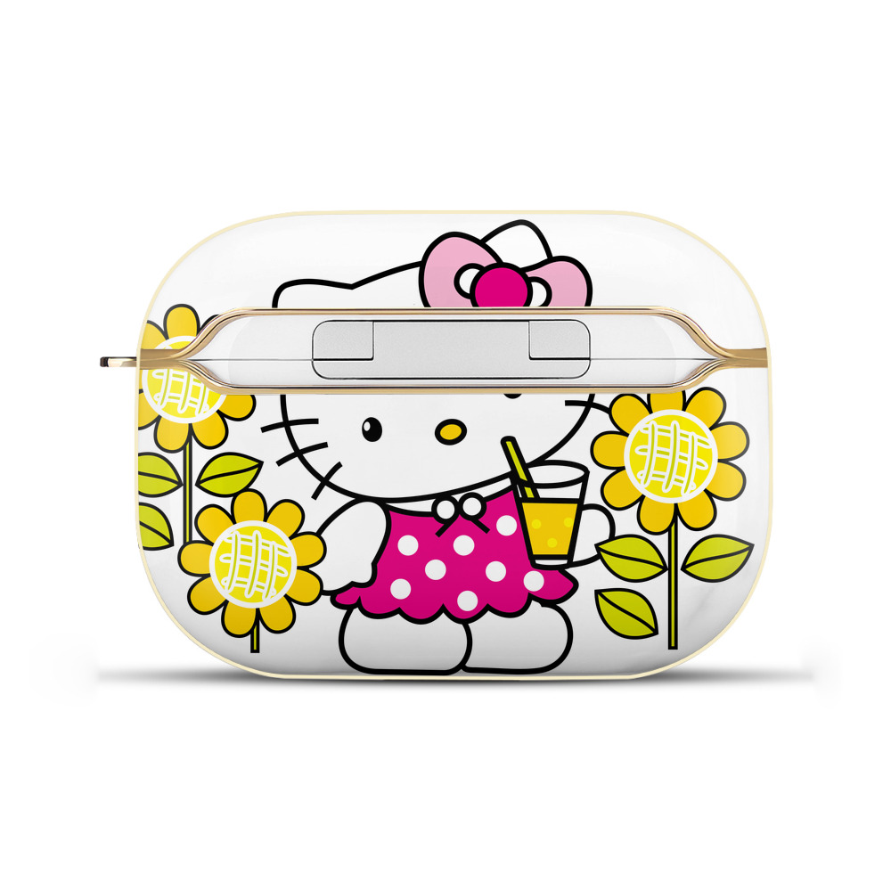 （画像用） Hello Kitty ハローキティ 【AirPods Pro用】ハードシェル保護ケース｜耐衝撃・防指紋・カラビナ付き商品仕様