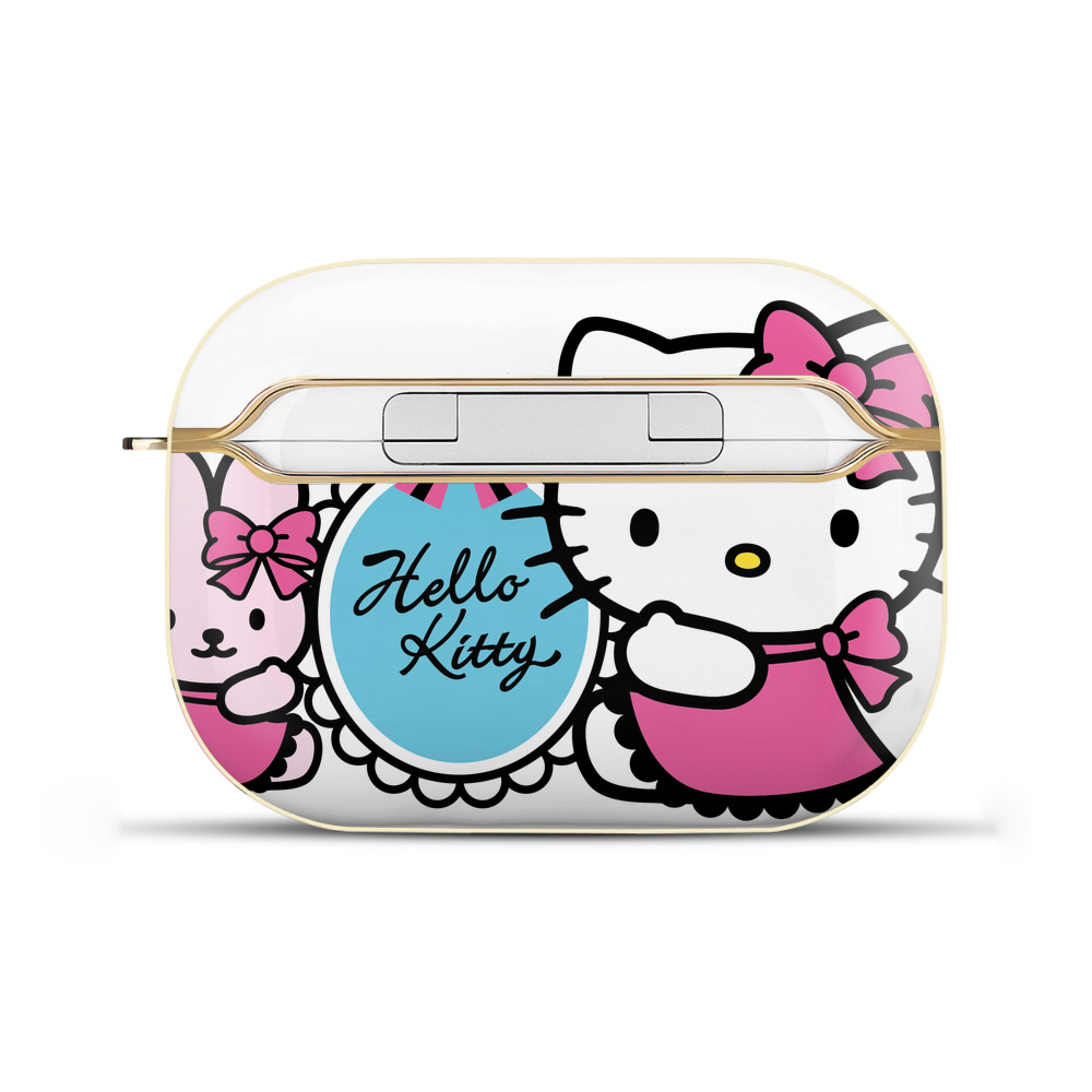 （画像用） Hello Kitty ハローキティ 【AirPods Pro用】ハードシェル保護ケース｜耐衝撃・防指紋・カラビナ付き商品仕様