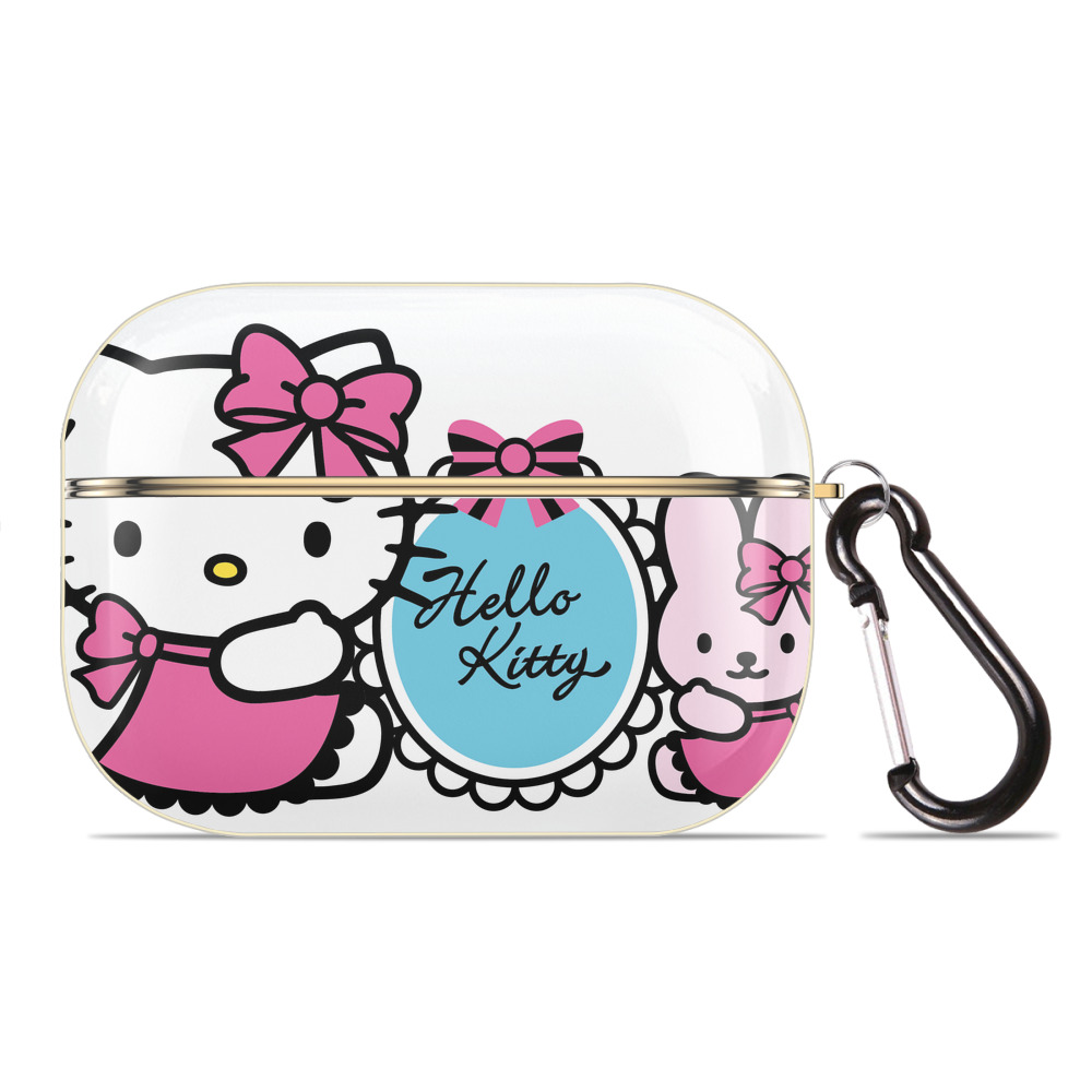 （画像用） Hello Kitty ハローキティ 【AirPods Pro用】ハードシェル保護ケース｜耐衝撃・防指紋・カラビナ付き商品仕様