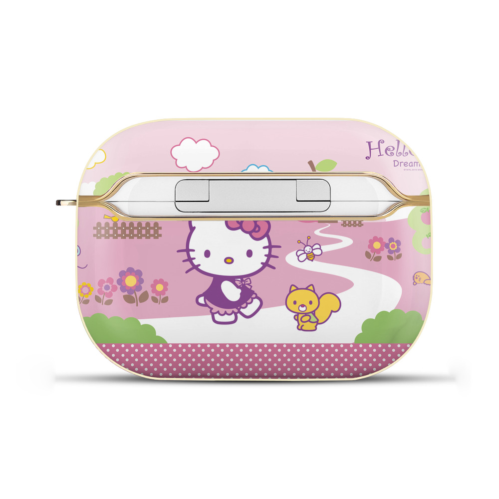 （画像用） Hello Kitty ハローキティ 【AirPods Pro用】ハードシェル保護ケース｜耐衝撃・防指紋・カラビナ付き商品仕様