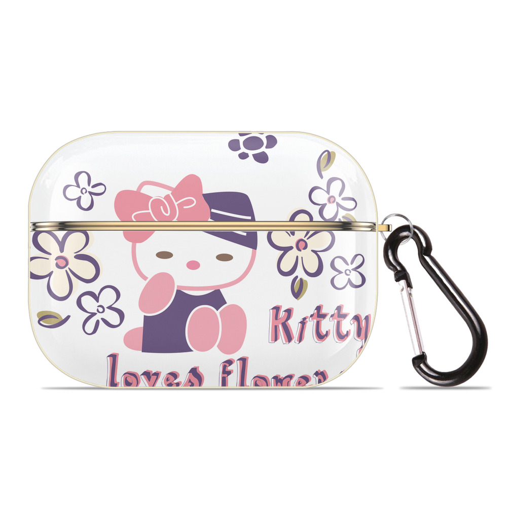 （画像用） Hello Kitty ハローキティ 【AirPods Pro用】ハードシェル保護ケース｜耐衝撃・防指紋・カラビナ付き商品仕様