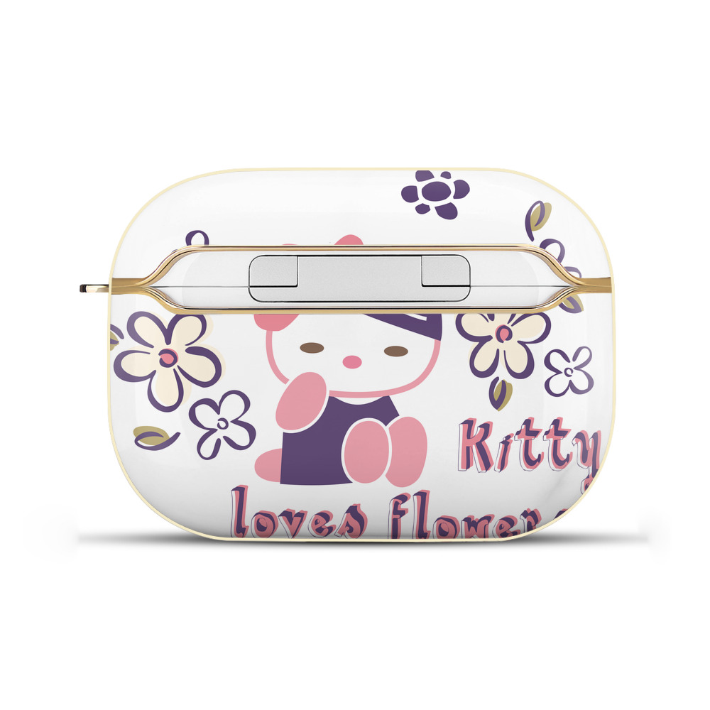 （画像用） Hello Kitty ハローキティ 【AirPods Pro用】ハードシェル保護ケース｜耐衝撃・防指紋・カラビナ付き商品仕様