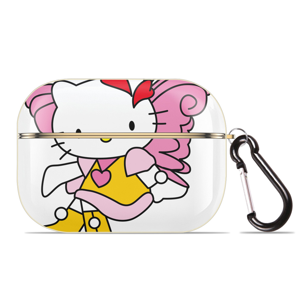 （画像用） Hello Kitty ハローキティ 【AirPods Pro用】ハードシェル保護ケース｜耐衝撃・防指紋・カラビナ付き商品仕様
