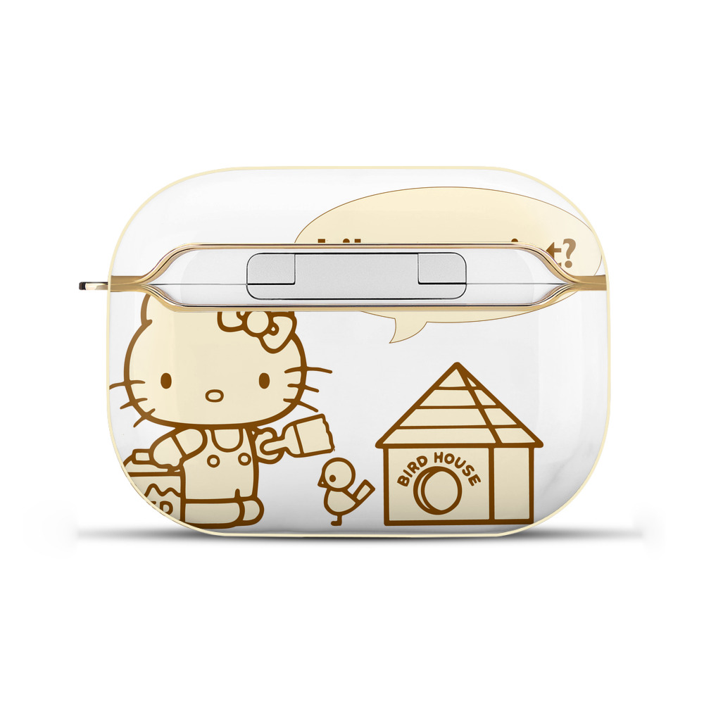 （画像用） Hello Kitty ハローキティ 【AirPods Pro用】ハードシェル保護ケース｜耐衝撃・防指紋・カラビナ付き商品仕様
