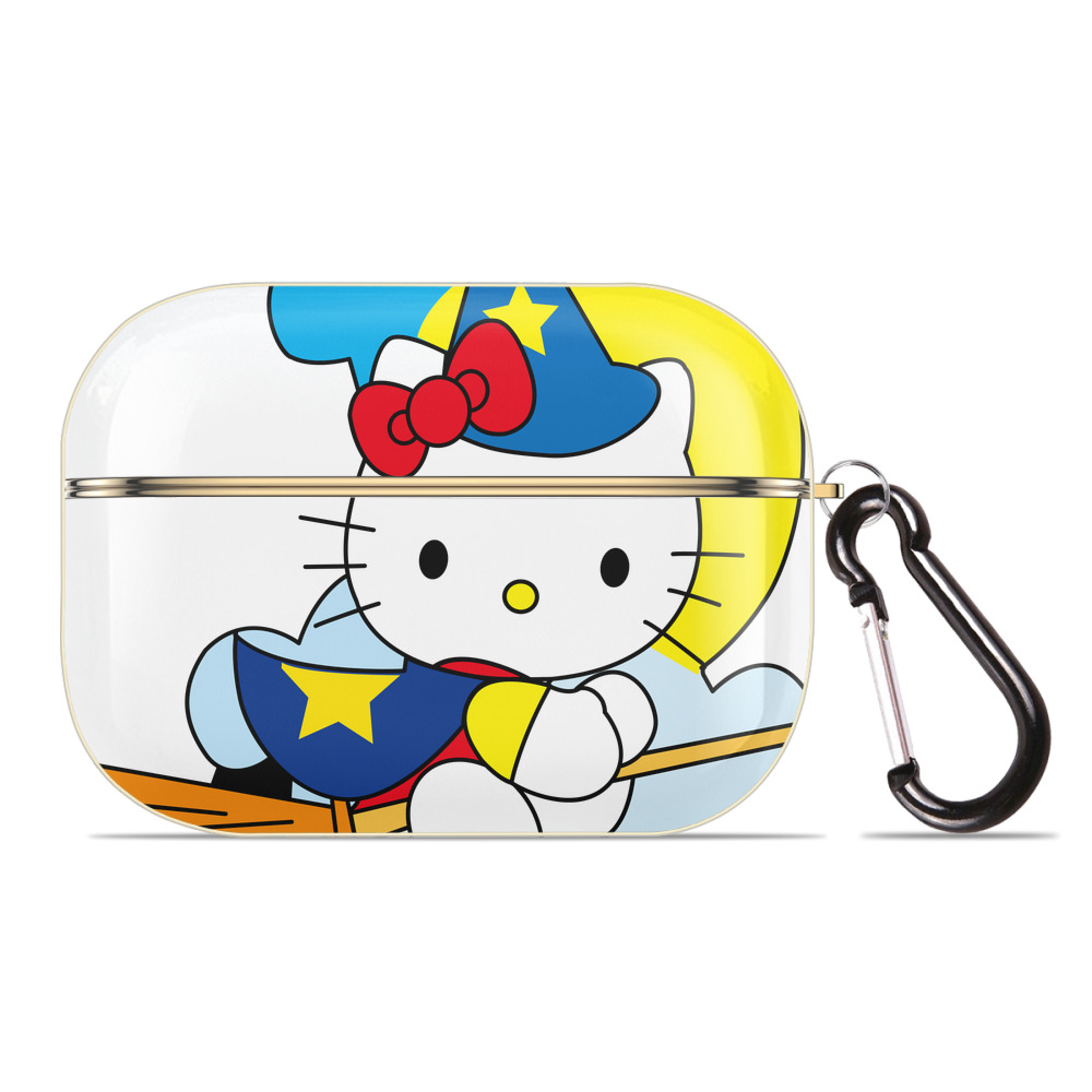 （画像用） Hello Kitty ハローキティ 【AirPods Pro用】ハードシェル保護ケース｜耐衝撃・防指紋・カラビナ付き商品仕様