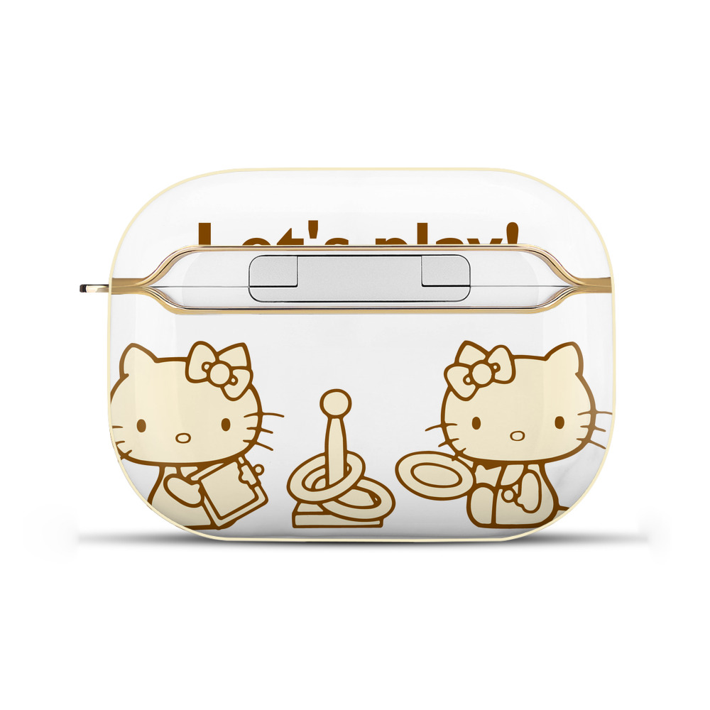 （画像用） Hello Kitty ハローキティ 【AirPods Pro用】ハードシェル保護ケース｜耐衝撃・防指紋・カラビナ付き商品仕様