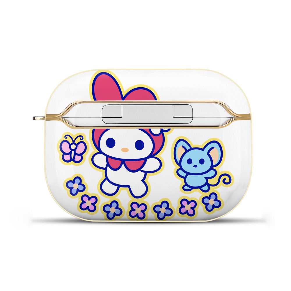 （画像用） Hello Kitty ハローキティ 【AirPods Pro用】ハードシェル保護ケース｜耐衝撃・防指紋・カラビナ付き商品仕様