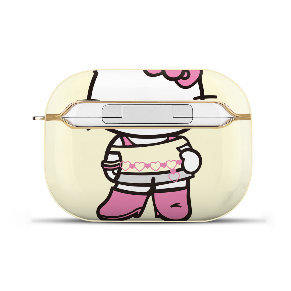 （画像用） Hello Kitty ハローキティ 【AirPods Pro用】ハードシェル保護ケース｜耐衝撃・防指紋・カラビナ付き商品仕様