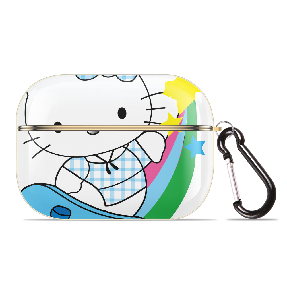 （画像用） Hello Kitty ハローキティ 【AirPods Pro用】ハードシェル保護ケース｜耐衝撃・防指紋・カラビナ付き商品仕様