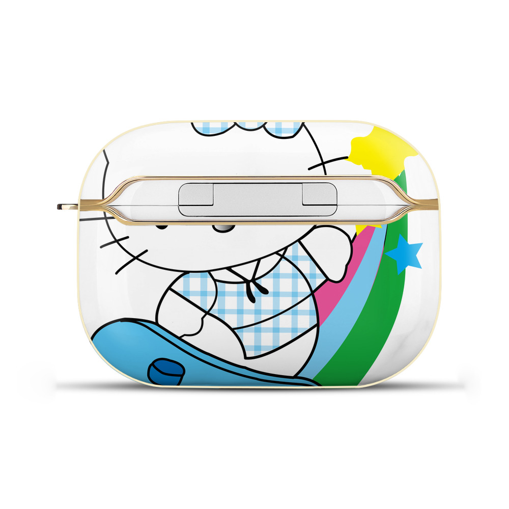 （画像用） Hello Kitty ハローキティ 【AirPods Pro用】ハードシェル保護ケース｜耐衝撃・防指紋・カラビナ付き商品仕様