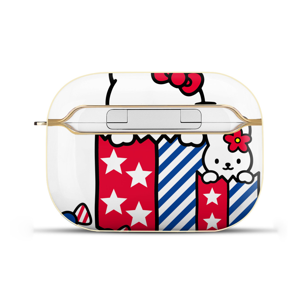 （画像用） Hello Kitty ハローキティ 【AirPods Pro用】ハードシェル保護ケース｜耐衝撃・防指紋・カラビナ付き商品仕様