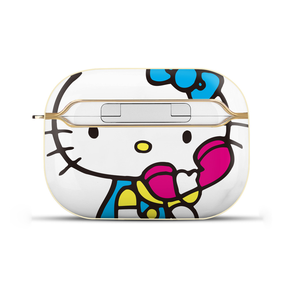 （画像用） Hello Kitty ハローキティ 【AirPods Pro用】ハードシェル保護ケース｜耐衝撃・防指紋・カラビナ付き商品仕様
