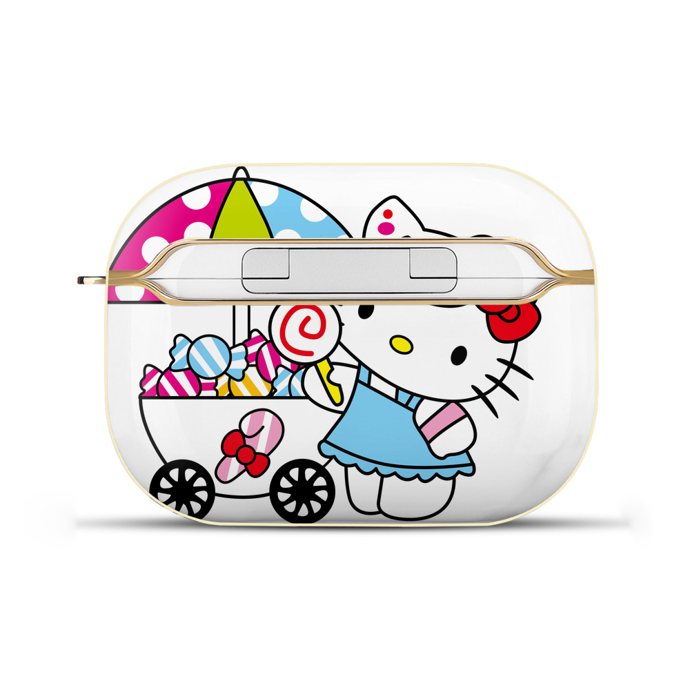 （画像用） Hello Kitty ハローキティ 【AirPods Pro用】ハードシェル保護ケース｜耐衝撃・防指紋・カラビナ付き商品仕様