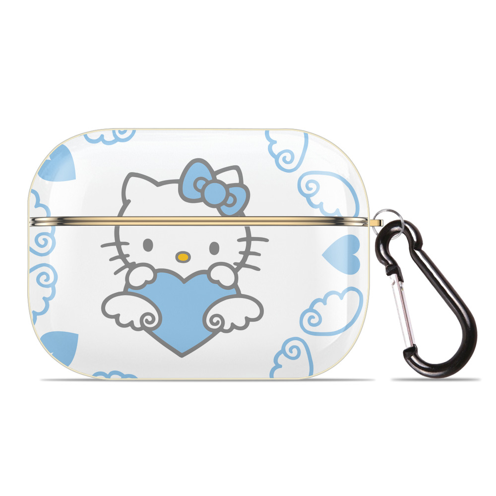 （画像用） Hello Kitty ハローキティ 【AirPods Pro用】ハードシェル保護ケース｜耐衝撃・防指紋・カラビナ付き商品仕様
