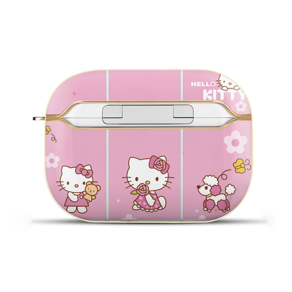 （画像用） Hello Kitty ハローキティ 【AirPods Pro用】ハードシェル保護ケース｜耐衝撃・防指紋・カラビナ付き商品仕様